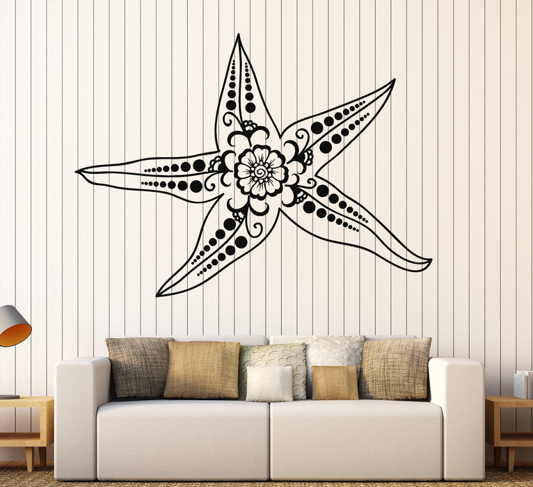 Vinyl Wall Decal Starfish Marine Animal Ocean Style Room Stickers Unique Gift (ig4120)