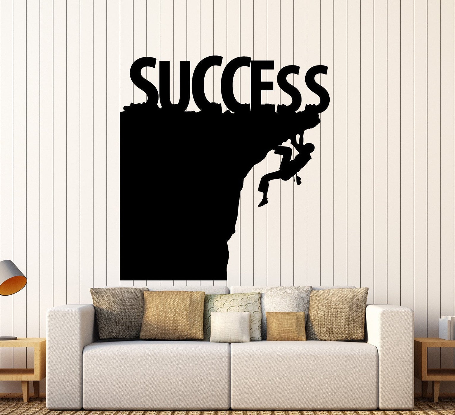 Vinyl Wall Decal Success Motivation Office Decor Stickers Mural Unique ...