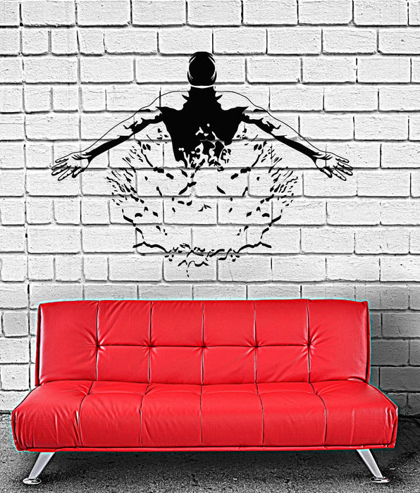 Vinyl Wall Decal Swimmer Pool Swimming Pool Swim Mural Stickers Unique Gift (ig4216)