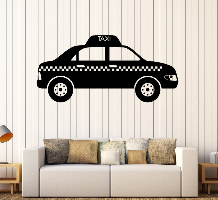 Vinyl Wall Decal Taxi Service Driver Stickers Mural Unique Gift (ig4157)