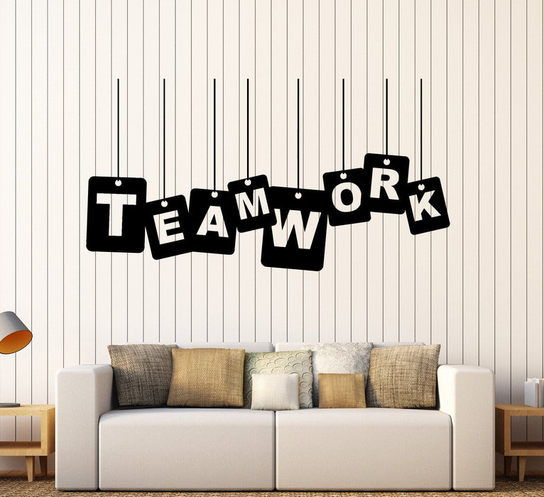 Vinyl Wall Decal Teamwork Office Work Worker Motivation Stickers Unique Gift (ig4165)