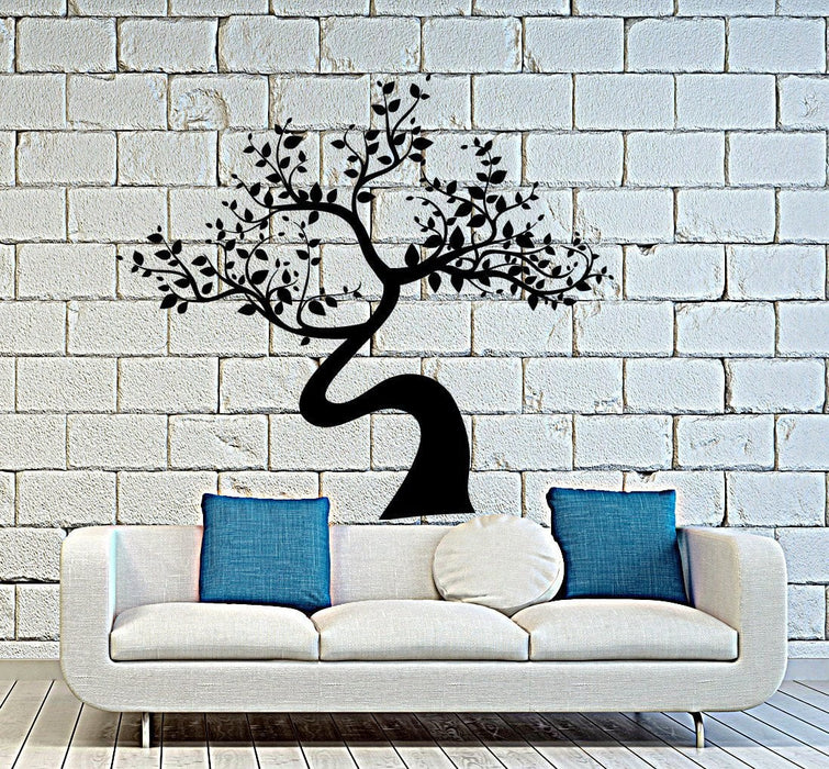 Vinyl Wall Decal Tree Leaves House Interior Room Decor Stickers Unique Gift (ig4185)