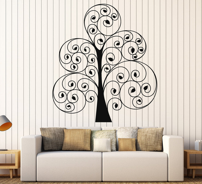 Wall Sticker Vinyl Tree Leaves Living Room Art Decal Art Unique Gift (ig4087)