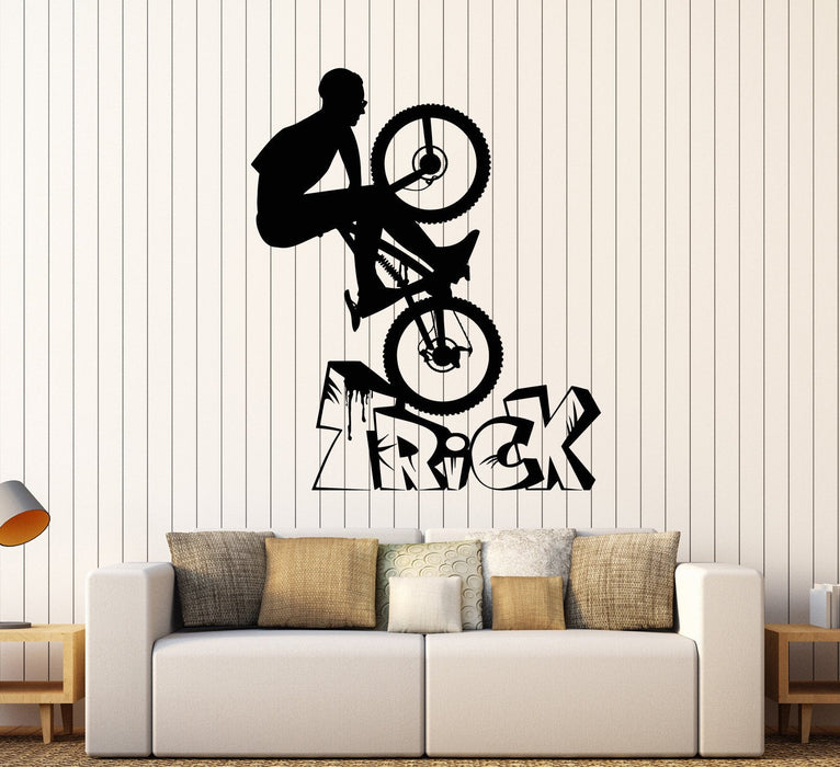 Vinyl Wall Decal Bike BMX Bicycle Teen Room Sports Stickers Unique Gift (ig4001)