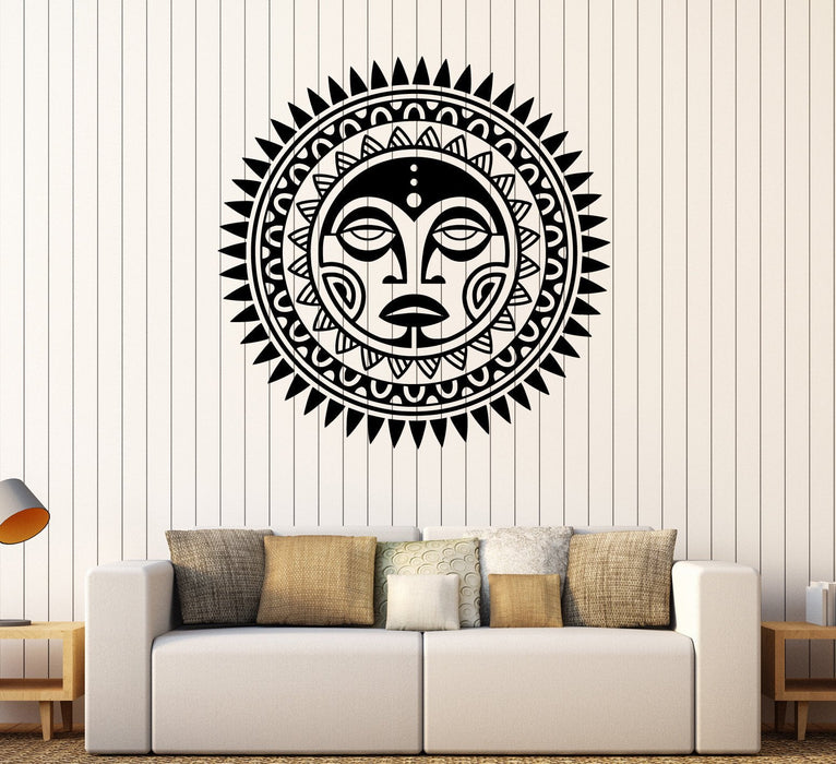 Autocollant mural en vinyle Tribal Sun Room Décoration Autocollants Mural Cadeau Unique (ig4406)