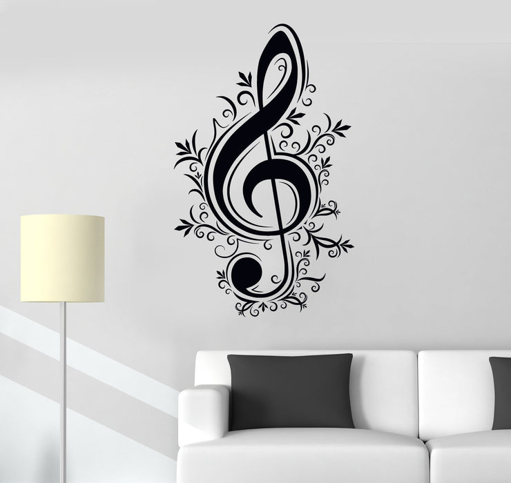 Vinyl Wall Decal Music Notes Musician Melody Music School Shop Stickers Unique Gift (719ig)