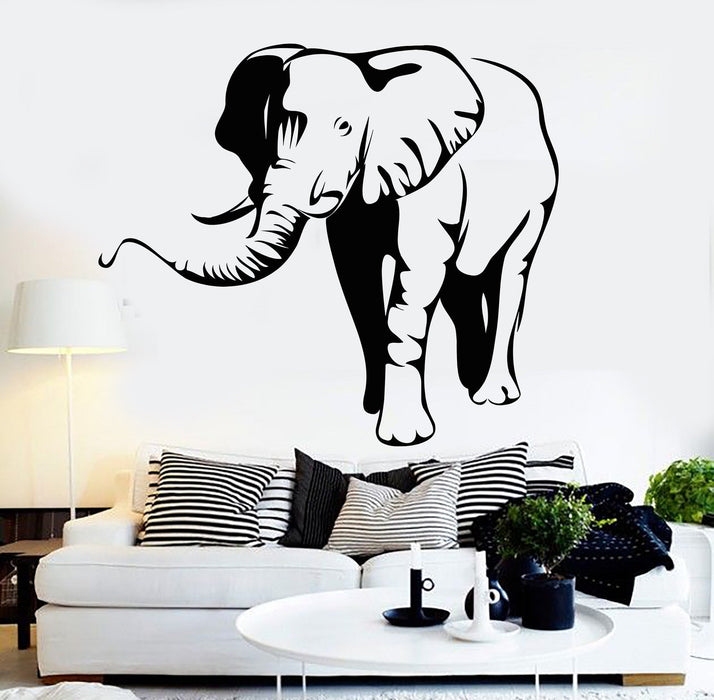 Vinyl Wall Decal Elephant African Animal Zoo Children's Room Stickers Unique Gift (092ig)