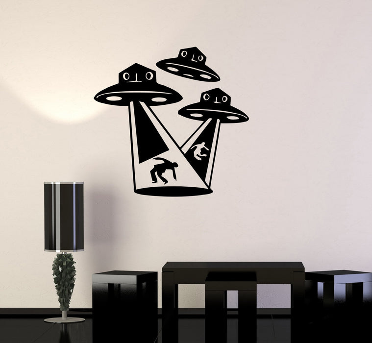 Wall Stickers Vinyl Decal Aliens UFO Fantasy Supernatural Mystery Kids Unique Gift (ig1683)