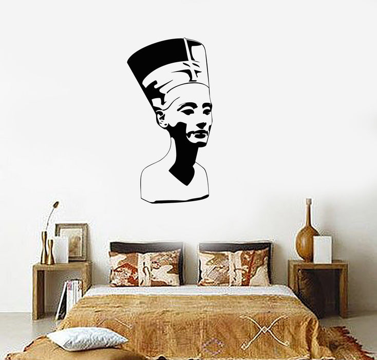 Wall Stickers Nefertiti Egypt Pharaoh Statue Ancient Culture Vinyl Decal Unique Gift (ig2357)
