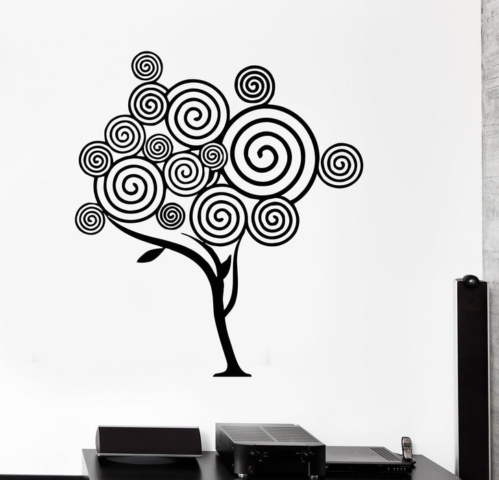 Vinyl Wall Decal Abstract Tree Room Decor Home Art Mural Stickers Unique Gift (ig2796)