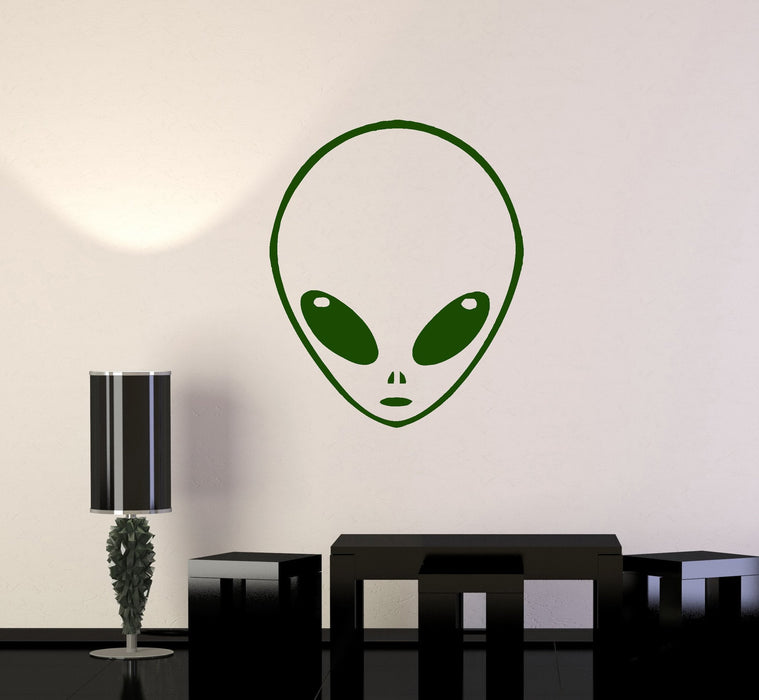 Vinyl Wall Decal Extraterrestrial UFO Alien For Kids Room Stickers Mural Unique Gift (ig1387)