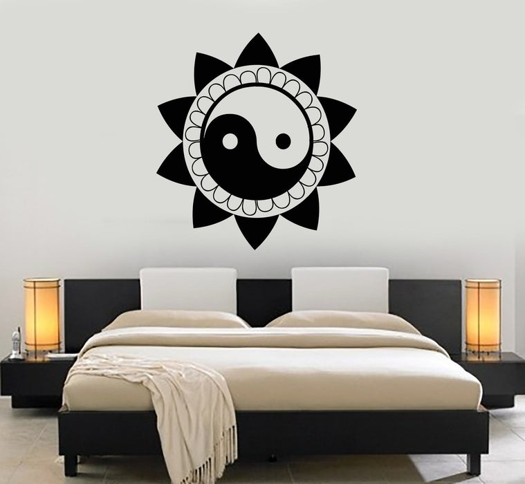 Vinyl Decal Yin Yang Chinese Philosophy Taijitu Taoism Asian Wall Stickers Unique Gift (ig2767)