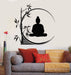buddha yoga wall sticker decals
