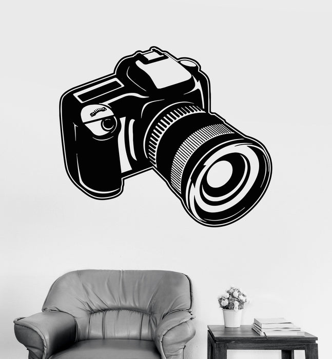 Vinyl Wall Decal Camera Photo Art Photography Room Decor Stickers Unique Gift (ig3208)