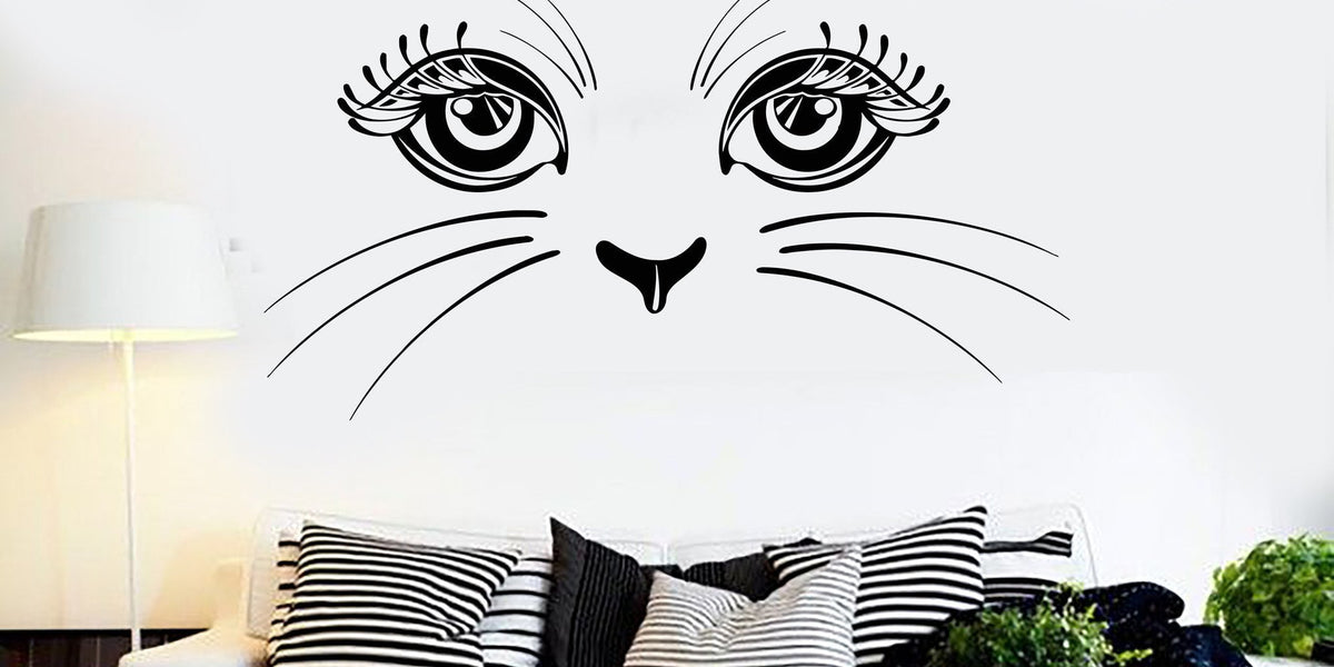 Wall Stickers Cat Face