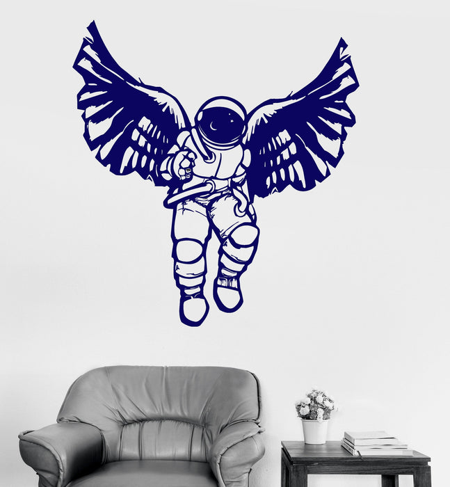 Vinyl Wall Decal Cosmonaut Astronaut Space Great Decor for Kids Room Stickers Unique Gift (ig3026)