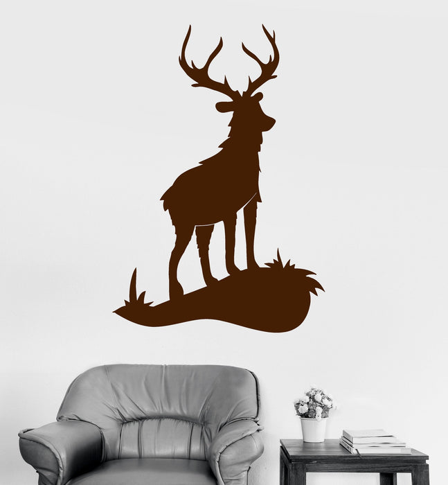 Vinyl Wall Decal Deer Animal Hunting Room Art Stickers Unique Gift (ig3470)