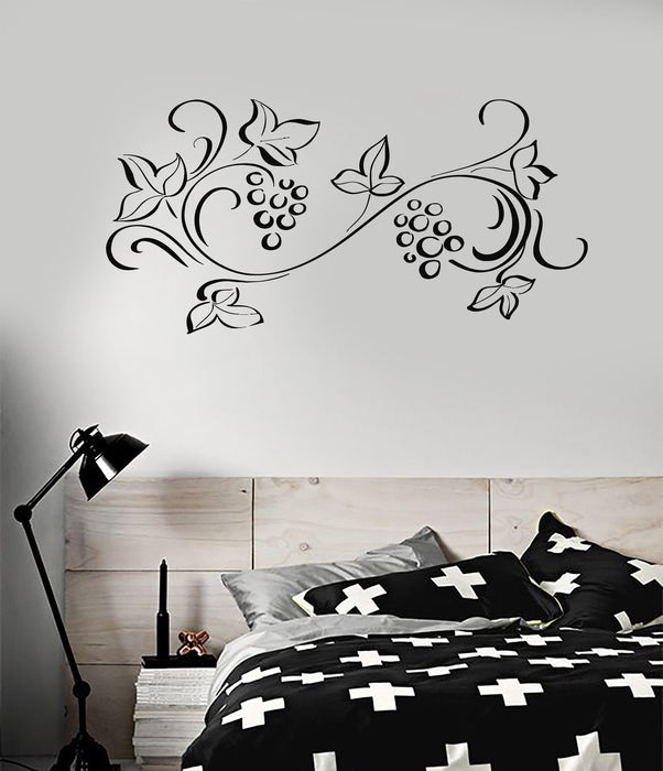 Vinyl Decal Floral Ornament Pattern Flower Room Decoration Wall Stickers Unique Gift (ig2771)