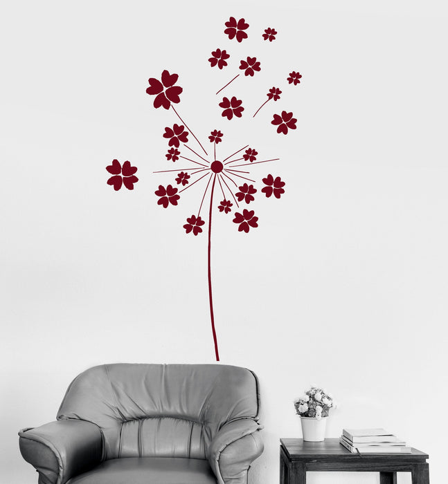 Wall Vinyl Decal Flowers Home Decoration Floral Art Room Mural Stickers Unique Gift (ig3162)