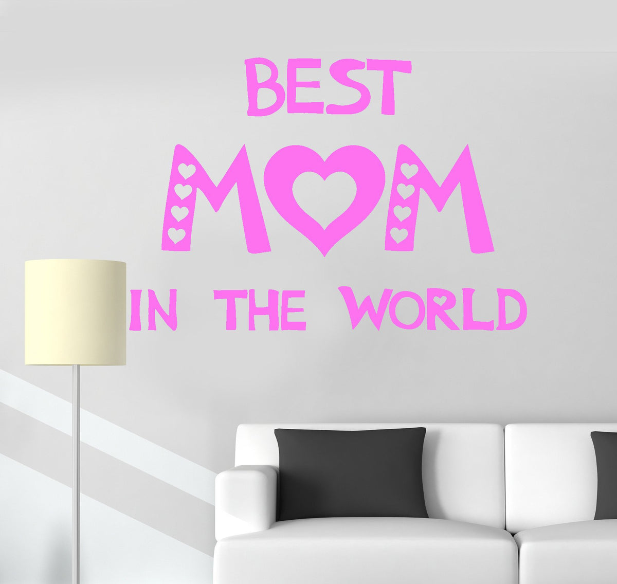 Vinyl Wall Decal Quotes Mom Mother Gift Parents Stickers Mural Unique