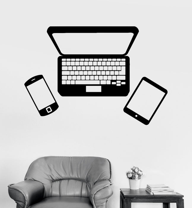 Vinyl Wall Decal Gadgets Laptop Phone Tablet Stickers Mural Unique Gift (ig3742)