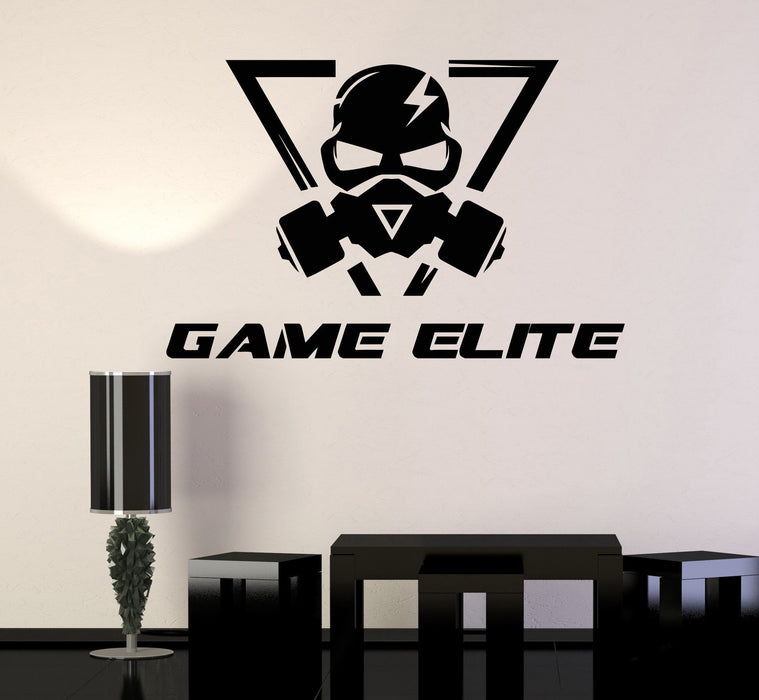 Vinyl Wall Decal Game Elite Video Game Gaming Stickers Teen Room Stickers Unique Gift (ig3708)