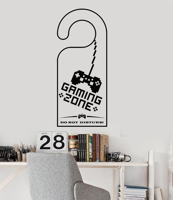 Vinyl Wall Decal Zone Video Game Gaming Play Room Gamer Stickers Unique Gift (ig3013)