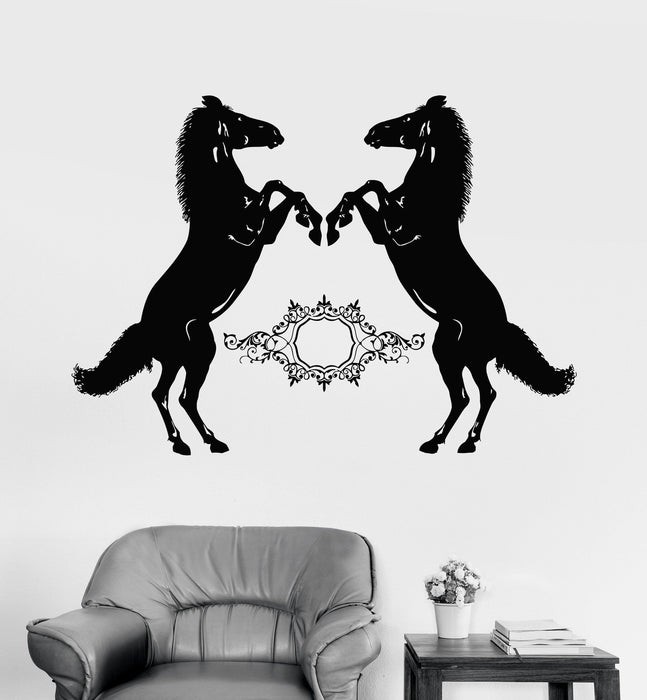 Vinyl Wall Decal Beautiful Horses Animals Room Decoration Stickers Mural Unique Gift (131ig)