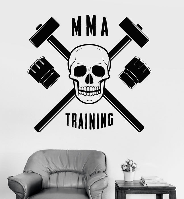 Vinyl Wall Decal MMA Training Martial Arts Fight Club Sports Stickers Unique Gift (ig3515)