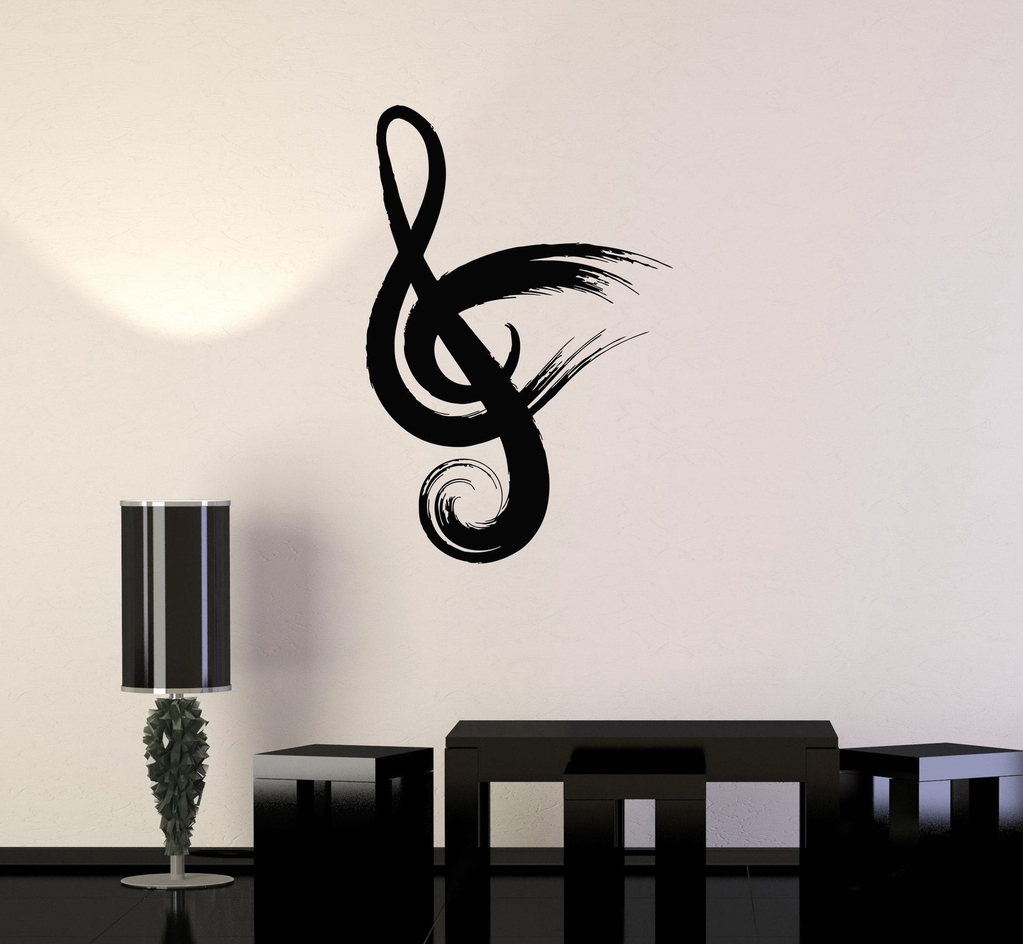 Vinyl Wall Decal Music Musical Note Decor Room Decoration Stickers Uni ...