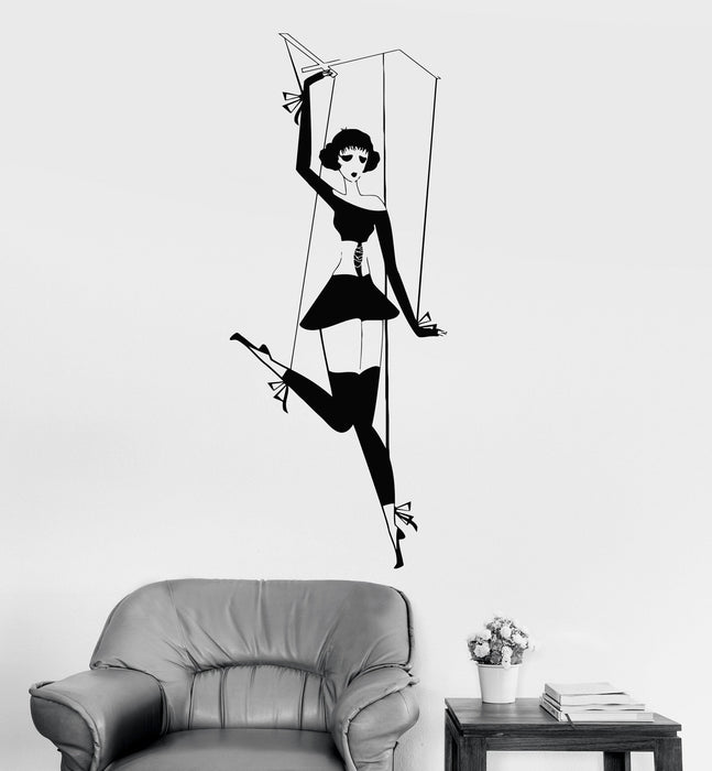 Vinyl Wall Decal Puppet Theatre Children's Room Decor Stickers Mural Unique Gift (ig3573)