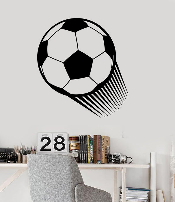 Vinyl Wall Decal Soccer Ball Sports Play Wall Decor Mural Stickers (ig039)