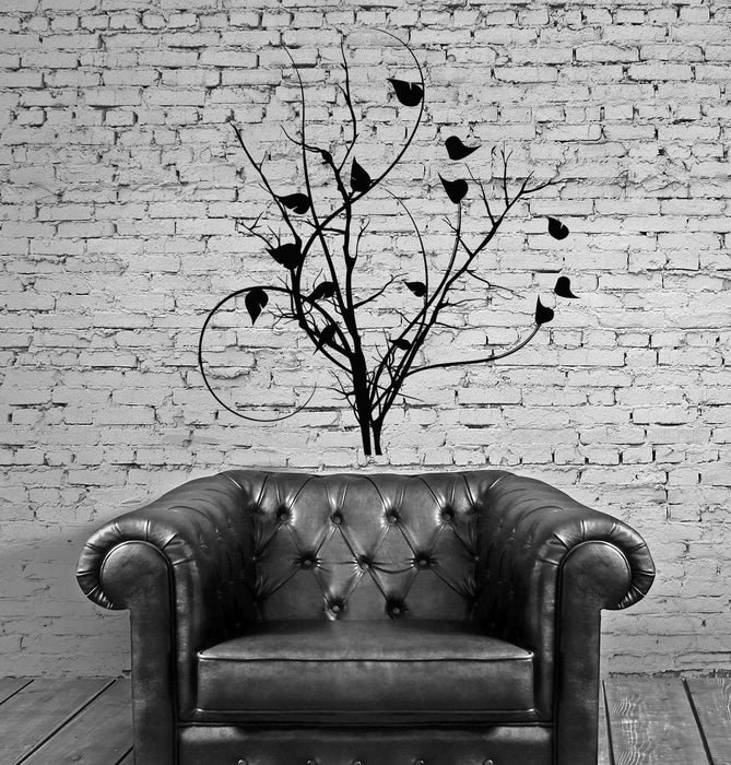 Vinyl Decal Tree Branch Leaves Room Art Home Decoration Unique Gift (ig2792)