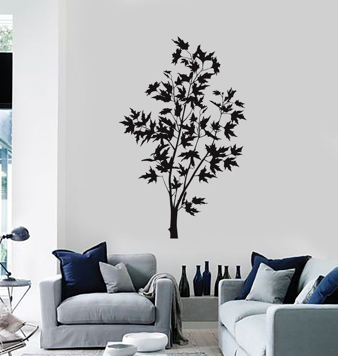 Vinyl Decal Tree Leaves Forest Room Decoration Wall Stickers Unique Gift (ig2788)