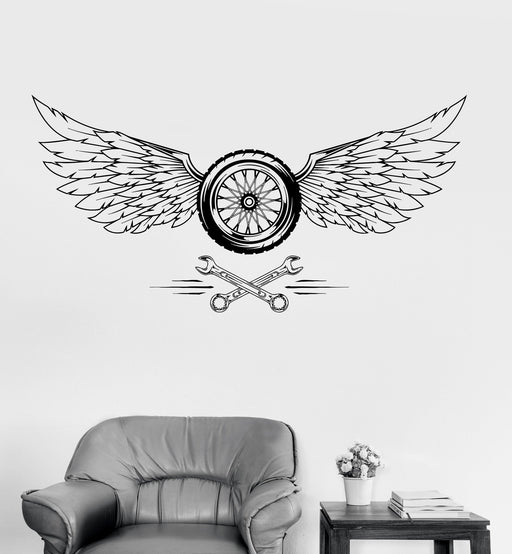 Wheel Ceiling Sticker Garage Wall Decals — Wallstickers4you