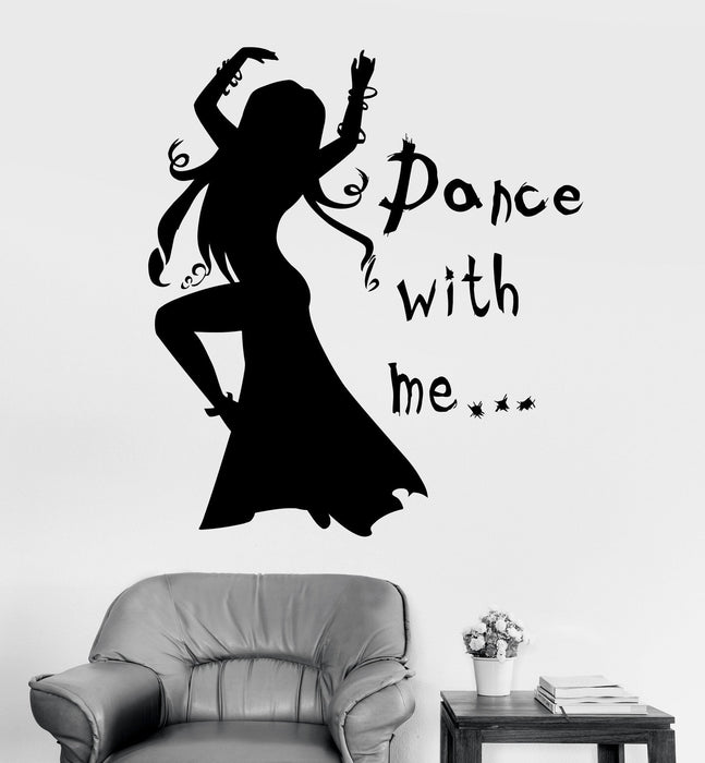 Vinyl Wall Decal Quote Dance Woman Girl Room Passion Art Stickers Unique Gift (ig3437)