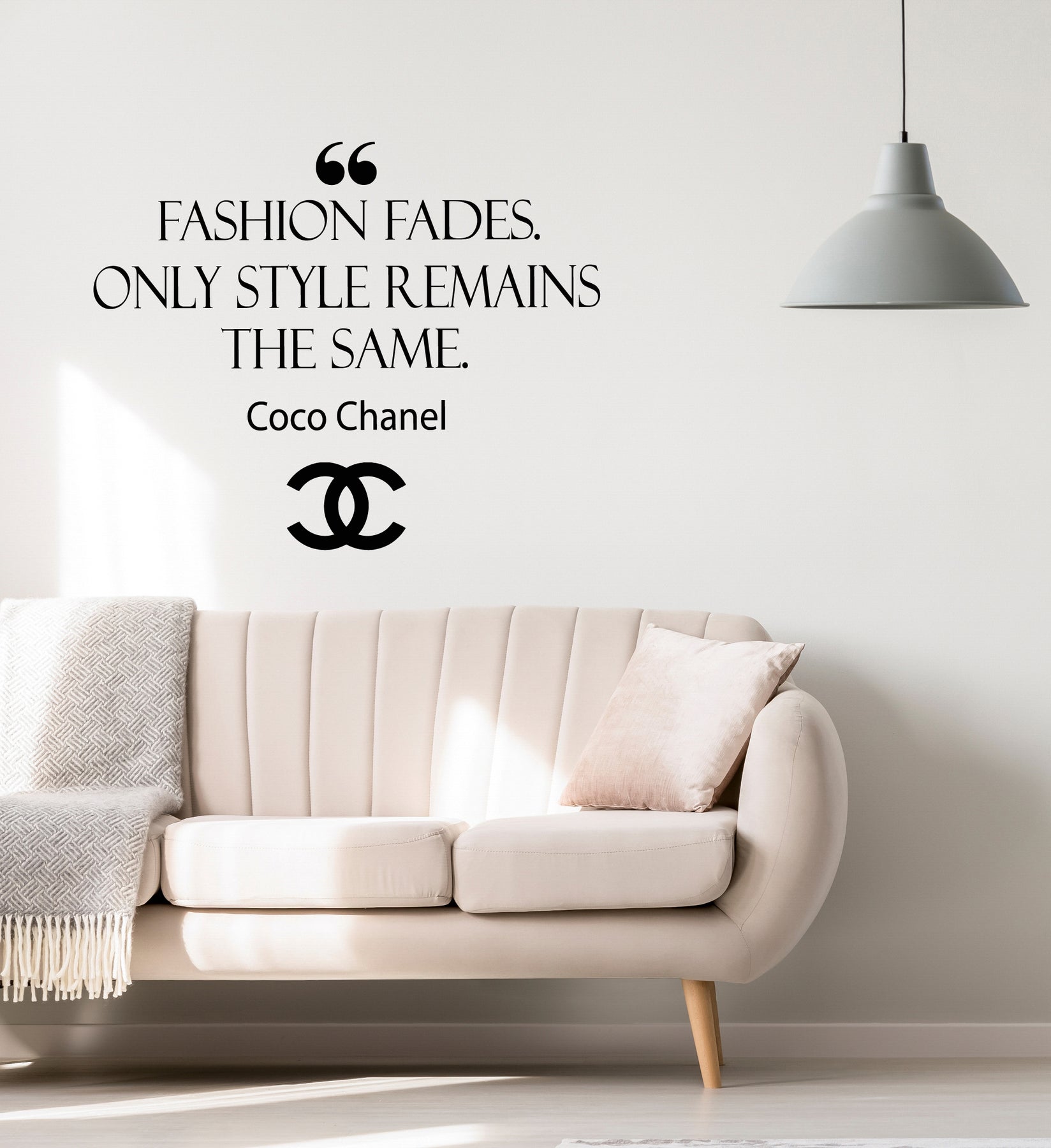 Wheeler3Designs Fashion Fades Coco Chanel Wall Decal Vinyl Sticker