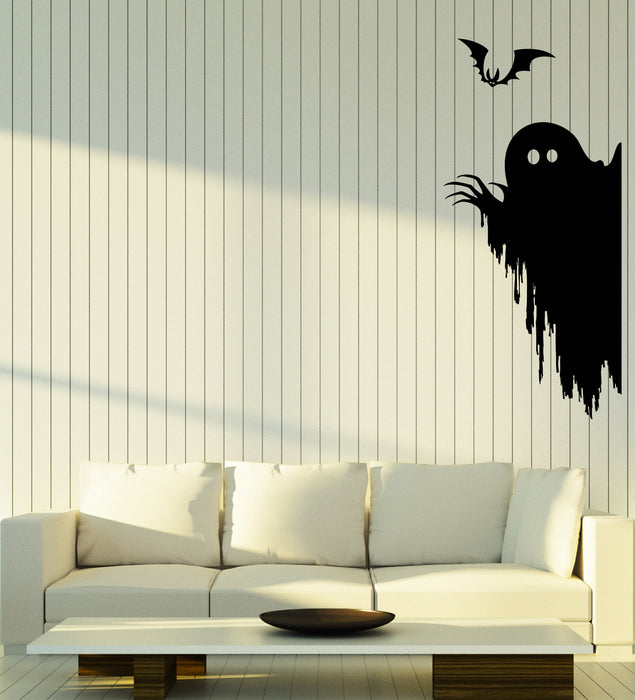 Vinyl Wall Decal Ghost Halloween Home Decor Bat Cartoon Monsters Stickers (4400ig)