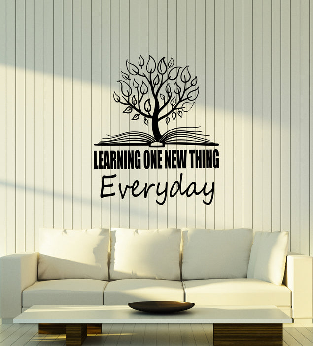 Quote Sticker About Learning Educational Vinyl Quotes Education Learn Study Success Motivational