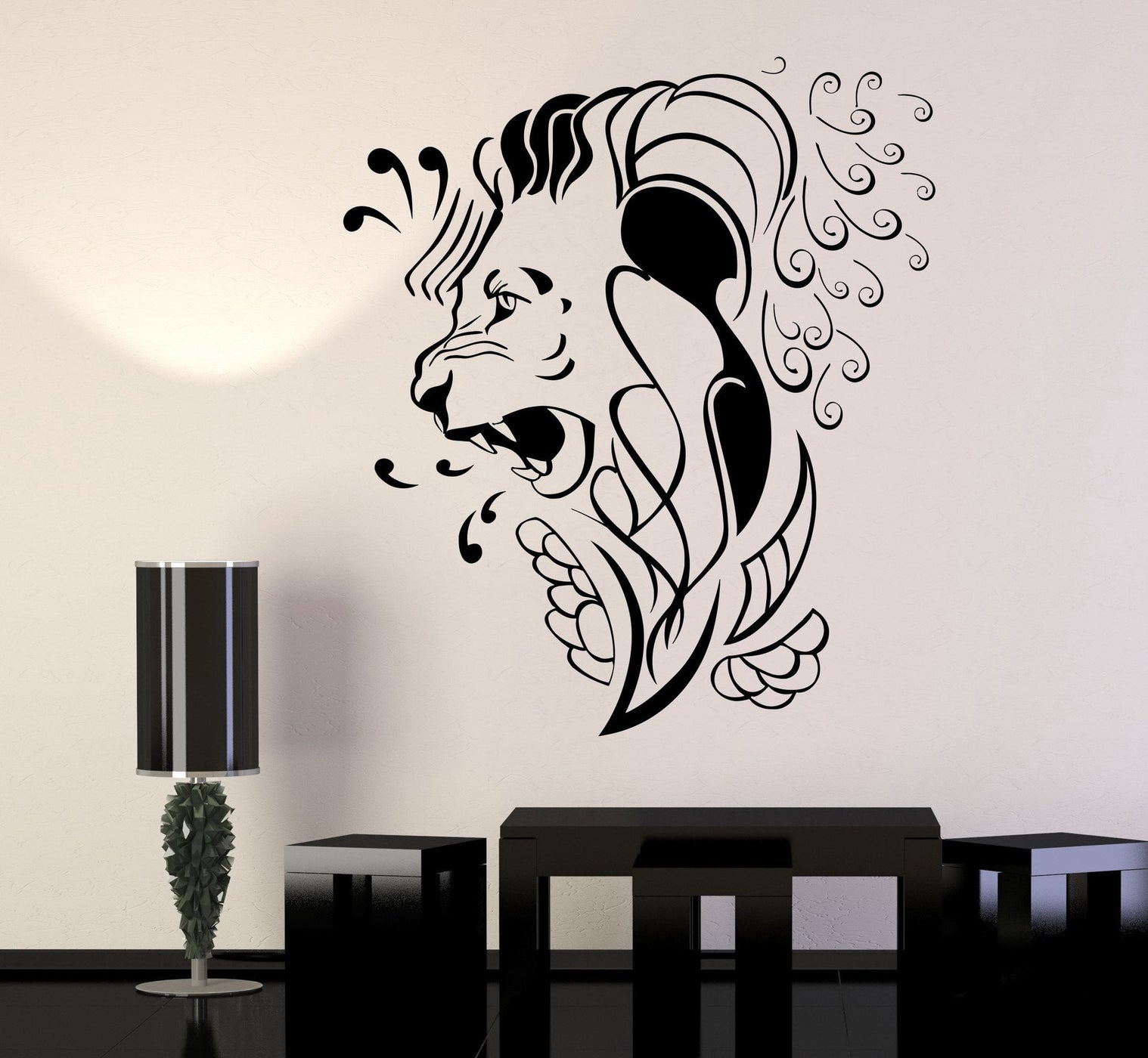 Vinyl Wall Decal Stickers Lion King Animal Decor Predator Unique Gift ...