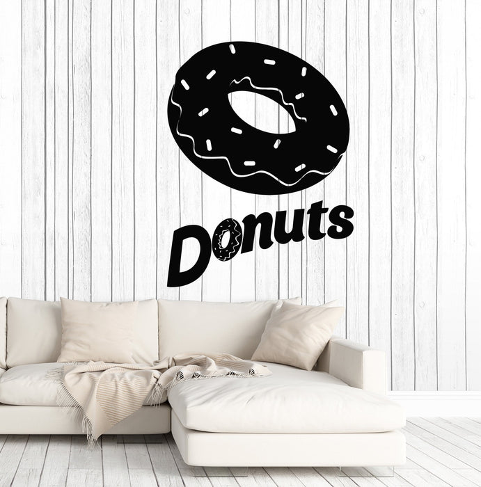 Vinyl Wall Decal Donuts Confectionery Sweet Shop Food Truck Stickers Mural Unique Gift (ig5159)