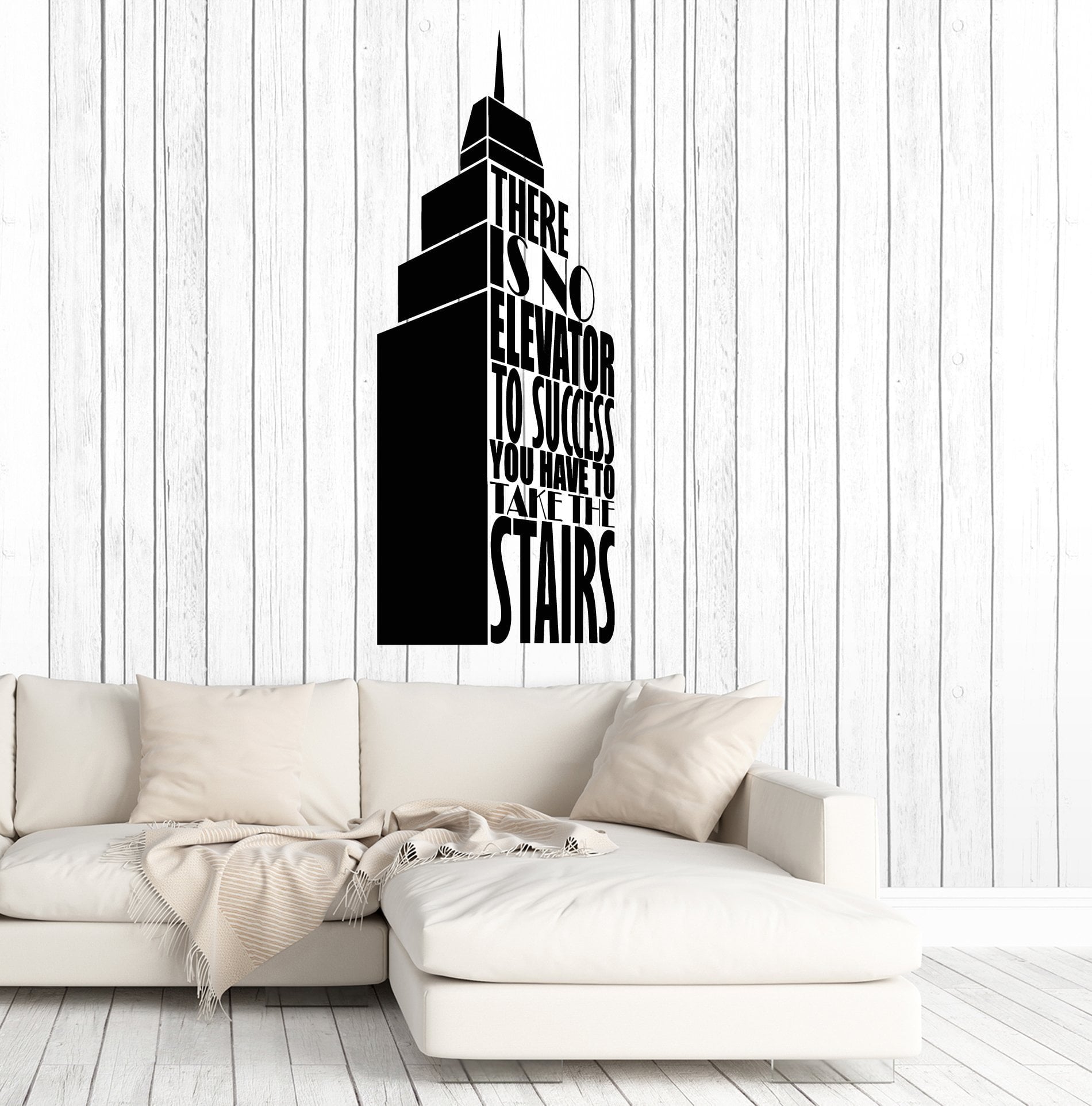 Vinyl Wall Decal Success Quote Building Office Business Art Stickers M ...