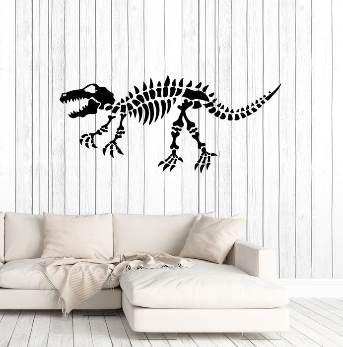 Vinyl Wall Decal Dinosaur Skeleton Kids Room Idea Art Decor Stickers Mural Unique Gift (ig5192)