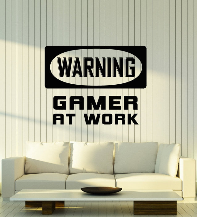 Vinyl Wall Decal Gamer Room Idea Video Game Gaming Decor Art Stickers Mural Unique Gift (ig5113)