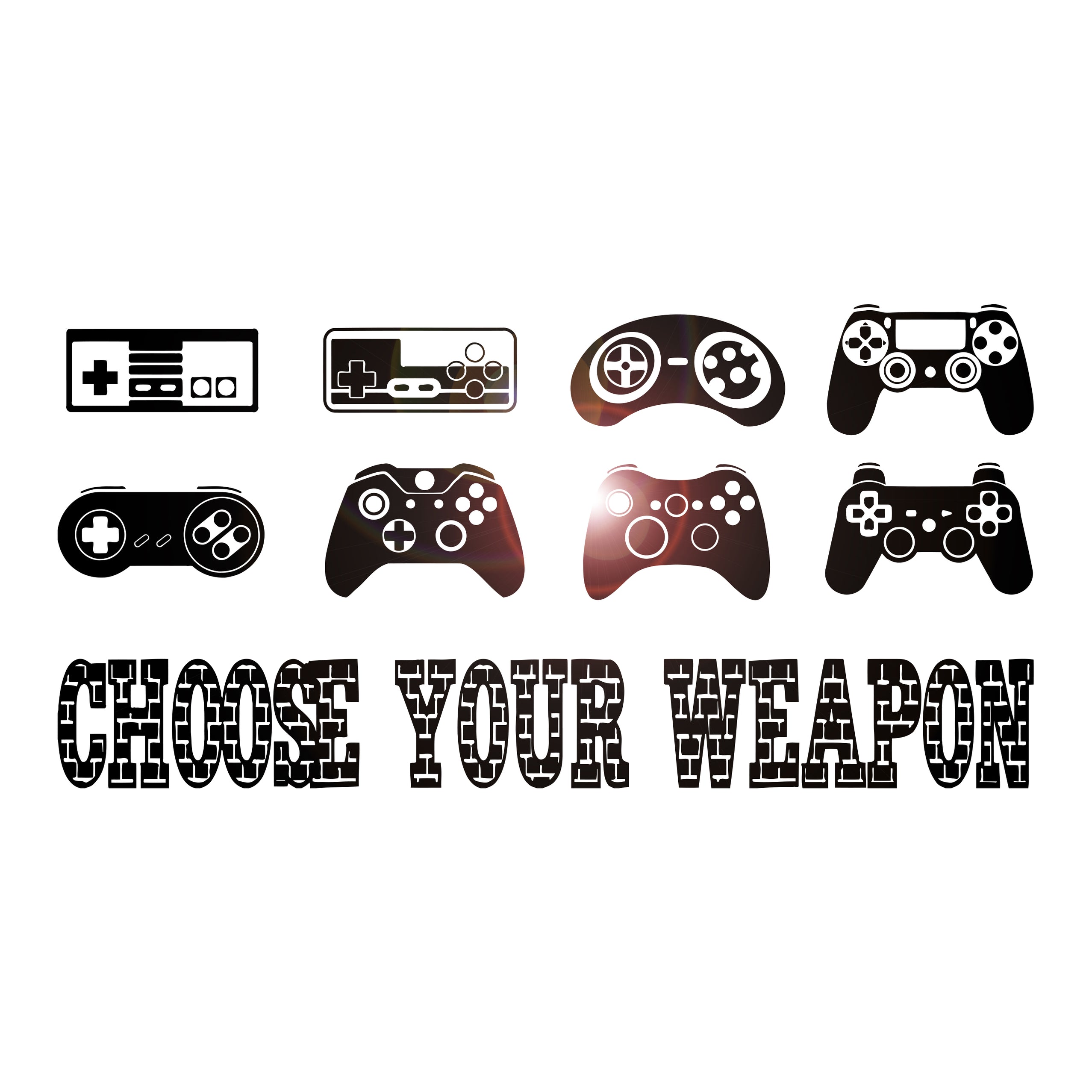 Vinyl Wall Decal Gaming Quote Joysticks Video Game Gamer Room Stickers ...