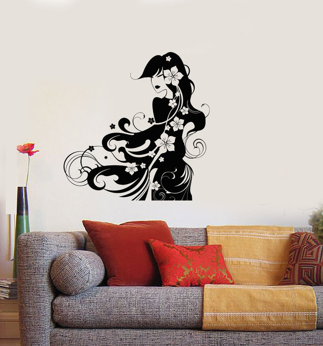 Wall Stickers Vinyl Decal Geisha Hot Sexy Oriental Woman Unique Gift (ig503)
