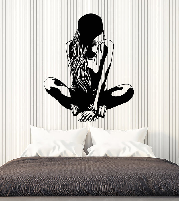 Vinyl Wall Decal Sexy Sports Teen Girl Room Decor Teenager Stickers Mural Unique Gift (ig5177)