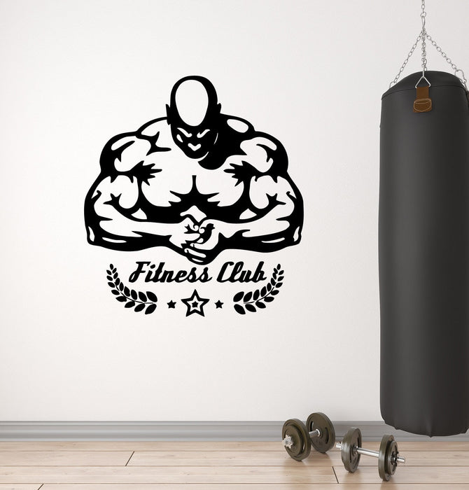 Wall Stickers Vinyl Decal Fitness Club Bodybuilding Iron Sport Gym Unique Gift (ig328)