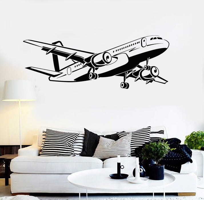 Vinyl Wall Decal Aircraft Airplane Aviation Art Decorating Stickers Mural Unique Gift (ig5015)