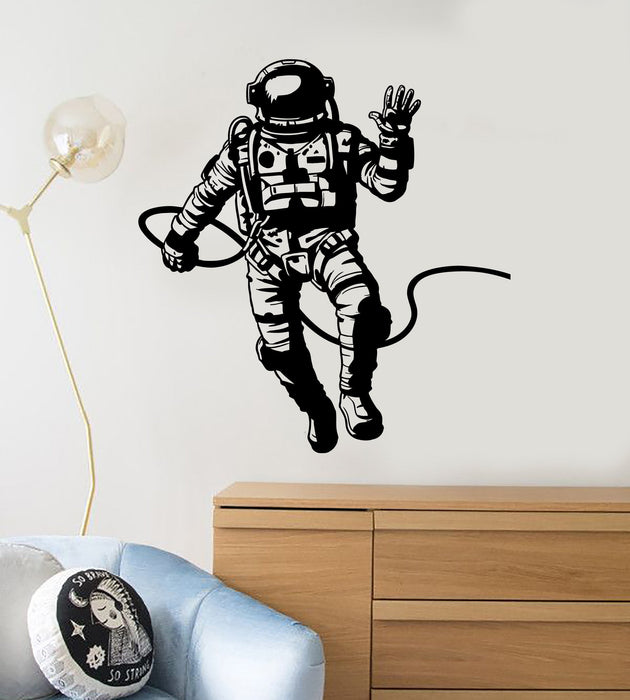 Vinyl Wall Decal Astronaut Spaceman Boys Kids Room Art Stickers Mural Unique Gift (ig5035)